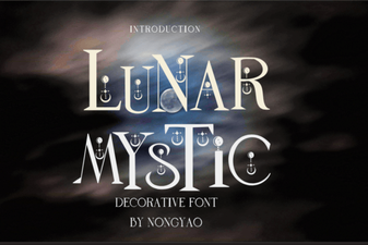 Lunar Mystic Font for Creative Design Projects