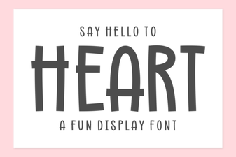 Heart Font Design Ideas for Your Creative Projects