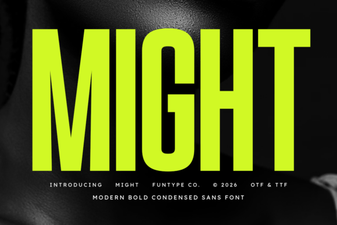 Might Font: Designing Bold and Memorable Typography