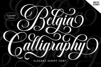 Belgian Script Fonts for Creative Design Projects