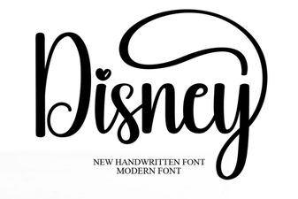 Creative Disney Fonts for Magical Diy Projects