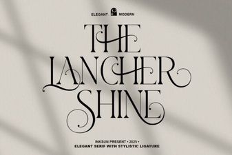 Craft Projects with the Lancher Shine Font